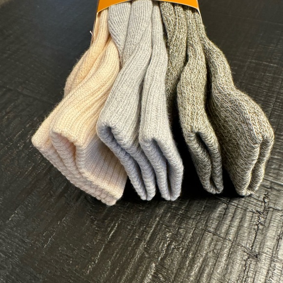 Timberland Three Pairs Soft Luxurious Cushioned Boot Socks OSFM - Picture 1 of 6